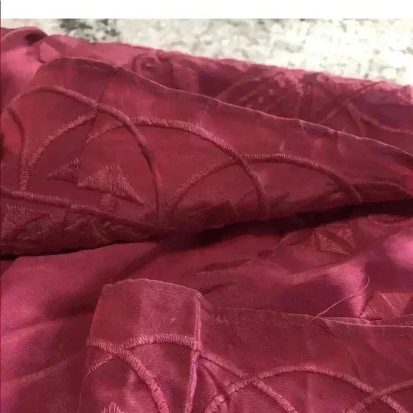 NEW Anthropologie Embroidered Silk Jumpsuit Romper PINK Sz M By Elevenses - Picture 8 of 10